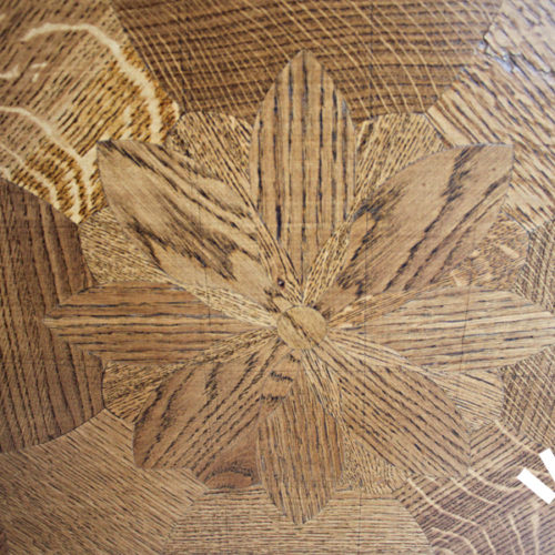 Disegno floreale parquet sassari