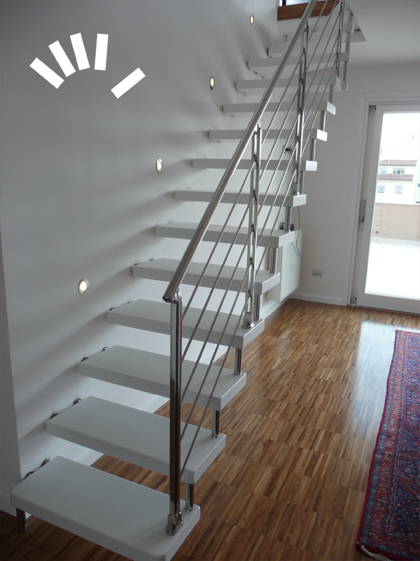 realizzazione scala marretti legno sbalzo sassari05